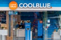 Entrance of a Dutch Coolblue electronics store in Arnhem, The Netherlands