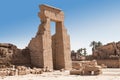 Entrance of egyptian dendera temple