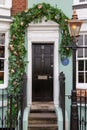 The entrance an English victorian home, now Becketts restaurant, Southsea, Portsmouth Royalty Free Stock Photo