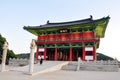 Entrance/exit of Woljeonggyo Bridge, Gyeongju, South Korea Royalty Free Stock Photo