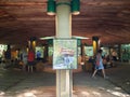 Entrance of Falling Water house in Allegheny Mountains