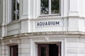 Entrance famous Dutch aquarium Amsterdam Artis Zoo in historical building