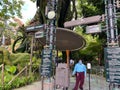 The entrance of Flight of Passage in the  Pandora area of Animal Kingdom at Disney World Royalty Free Stock Photo