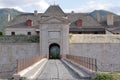 Entrance of Fort of Mont-Dauphin, French Hautes Alpes Royalty Free Stock Photo