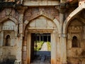 Entrance Gate of an ancient Mosque, in India at Mandu.