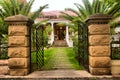 Entrance gate into beautiful old house