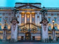 Entrance gate of the Buckingham Palace in London, United Kingdom Royalty Free Stock Photo