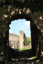 Entrance gate of castle Girls Stone Royalty Free Stock Photo