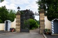 Entrance gate of Lany Castle, summer residence of Czech President