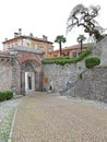 Entrance gate of the Castle of Udine, Italy Royalty Free Stock Photo