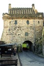 Entrance gate at Edinburgh Castle, Scotland