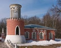 The entrance gate of the estate Vorontsovo. Royalty Free Stock Photo