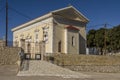 Entrance gate and facade of the church Aghios Lamia