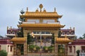 Entrance gate of Ganden Jangtse Monastery, at Tibetan camp, Mundgod