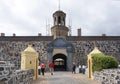 Entrance gate of the heritage Castle of Good Hope in Cape Town