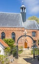 Entrance gate of the historic Sint Piter church in Grou