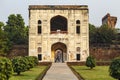 Entrance gate of Humayun\'s Tomb, Delhi, India Royalty Free Stock Photo