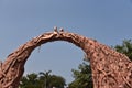 Entrance gate of kailashgiri public park. Royalty Free Stock Photo