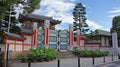 Entrance gate of Kosanji Temple in Japan Royalty Free Stock Photo