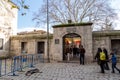 The Entrance Gate of the Old Book Bazaar / Sahaflar Carsisi, Beyazit, Istanbul, Turkey.