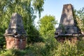 Entrance gate of the Petrovskoye-Alabino Manor Royalty Free Stock Photo