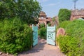 Entrance gate of Rao Jodha Desert Rock Park, Jodhpur, Rajasthan, India.