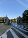 Entrance gate to Arlington National Cemetary Royalty Free Stock Photo