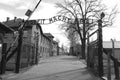 Entrance gate to the Auschwitz concentration camp