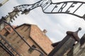 Auschwitz main entrance Royalty Free Stock Photo