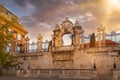 Entrance gate to the Buda Castle, Budapest, Hungary Royalty Free Stock Photo