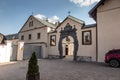 Entrance gate to the Carmelite monastery in Czerna, Poland