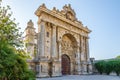 Entrance gate to charterhouse of Santa Maria de la Defension in Jerez de la Frontera, Spain