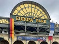 Entrance gate to Europa Park Royalty Free Stock Photo