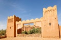 The entrance gate to the fortress of Ait Ben Haddou