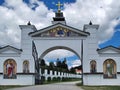 Entrance gate to the Grgeteg Orthodox monastery from 1717. in Serbia