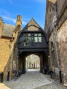 Gate of the Gruuthuse Museum in Bruges, Belgium Royalty Free Stock Photo