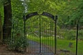 Entrance gate to Heroes cemetery, Sopron, Hungary Royalty Free Stock Photo