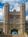 Entrance to high ranked Washington University in St. Louis