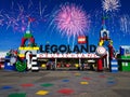 Entrance gate to the Legoland amusement park in GÃÂ¼nzburg, Germany