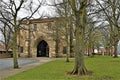 Entrance gate to the Priory Church of St Mary, Bridlington 2, in Easter 2019.