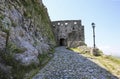 Entrance gate to Rozafa Castle in Shkoder, Albania Royalty Free Stock Photo