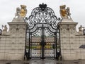 Entrance gate to upper Belvedere Palace Royalty Free Stock Photo