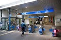 Entrance Gate to Yurikamome Monorai That Takes Visitors to Various Tokyo 2020 Venues