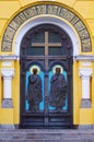 Entrance gates of the church Royalty Free Stock Photo