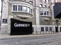 The Entrance gates to The Guinness Factory. Dublin, Ireland. March 29, 2017.