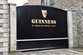 The Entrance gates to The Guinness Factory. Dublin, Ireland. March 29, 2017.