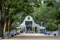 The entrance gates to Kataragama Temple in Sri Lanka.