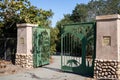 Entrance Gates to Shipley Nature Center Royalty Free Stock Photo