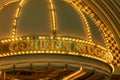 Entrance of golden nugget casino in the old part of Las Vegas at Fremont street