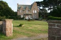 Entrance of a granite house Royalty Free Stock Photo